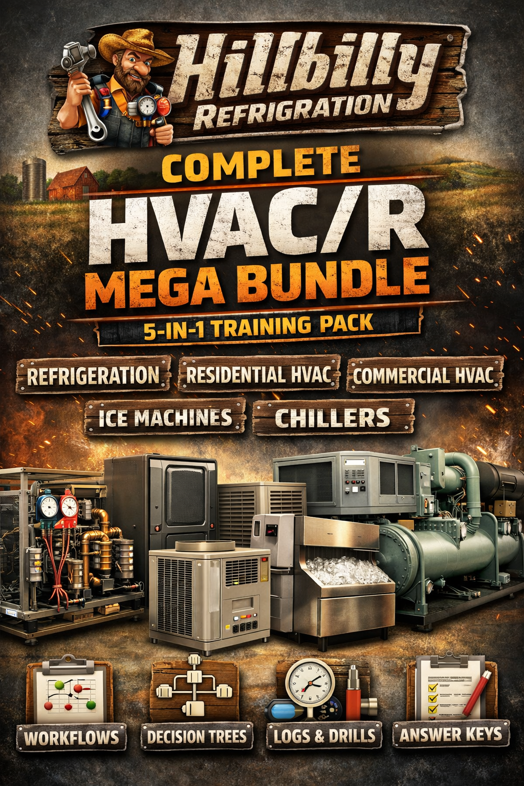 Complete HVAC/R Troubleshooting Method Bundle (Digital Download) "PDF"